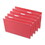 Universal UNV14218 Hanging File Folders, 1/5 Tab, 11 Point Stock, Legal, Red, 25/box, Price/BX