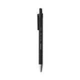 UNIVERSAL OFFICE PRODUCTS UNV15510 Comfort Grip Ballpoint Retractable Pen, Black Ink, Medium, Dozen