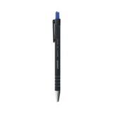UNIVERSAL OFFICE PRODUCTS UNV15521 Comfort Grip Ballpoint Retractable Pen, Blue Ink, Fine, Dozen