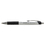 Universal One UNV15540 Advanced Ink Retractable Ballpoint Pen, Black Ink, Silver, 1mm, Dozen, Price/DZ