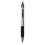 Universal One UNV15540 Advanced Ink Retractable Ballpoint Pen, Black Ink, Silver, 1mm, Dozen, Price/DZ