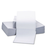 Universal UNV15703 Two-Part Carbonless Paper, 15lb, 9-1/2 X 11, Perforated, White, 1650 Sheets