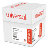 Universal UNV15807 Computer Paper, 20lb, 9-1/2 X 11, Letter Trim Perforation, White, 2300 Sheets