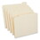 Universal UNV16115 Double-Ply Top Tab Manila File Folders, 1/5-Cut Tabs: Assorted, Letter Size, 0.75" Expansion, Manila, 100/Box, Price/BX