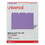 Universal UNV16165 Colored File Folders, 1/3 Cut Assorted, Two-Ply Top Tab, Letter, Violet, 100/box, Price/BX