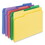 Universal UNV16166 File Folders, 1/3 Cut Double-Ply Top Tab, Letter, Assorted Colors, 100/box, Price/BX