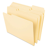 Universal One UNV16420 Heavyweight File Folders, 1/3 Cut One-Ply Top Tab, Legal, Manila, 50/pack