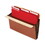 Universal UNV17562 Redrope Expanding File Pockets, 7" Expansion, Letter Size, Brown, 5/Box, Price/BX