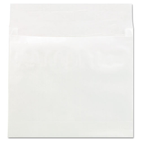 Universal UNV19004 Deluxe Tyvek Expansion Envelopes, Open-Side, 4" Capacity, #15 1/2, Square Flap, Self-Adhesive Closure, 12 x 16, White, 50/CT