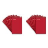 Universal UNV20435 Wirebound Memo Books, Narrow Rule, 3 X 5, White, 12 50-Sheet Pads/pack