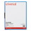 Universal UNV20525 Clip-Style Report Cover, Clip Fastener, 8.5 x 11, Clear/Blue, 5/Pack, Price/PK