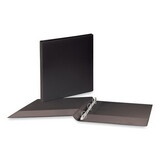 Universal UNV20701 Deluxe Round Ring View Binder, 1/2
