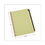 Universal UNV20821 Deluxe Preprinted Simulated Leather Tab Dividers with Gold Printing, 25-Tab, A to Z, 11 x 8.5, Buff, 1 Set, Price/ST