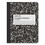 Universal UNV20946 Composition Book, Medium/College Rule, Black Marble Cover, (100) 9.75 x 7.5 Sheets, 6/Pack, Price/PK