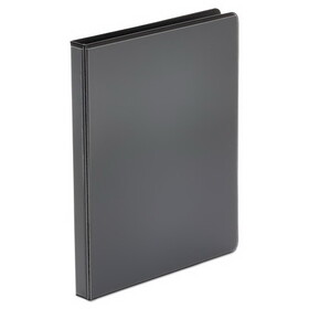UNIVERSAL OFFICE PRODUCTS UNV20951 Economy Round Ring View Binder, 1/2" Capacity, Black