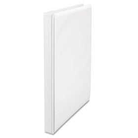 UNIVERSAL OFFICE PRODUCTS UNV20952 Economy Round Ring View Binder, 3 Rings, 0.5" Capacity, 11 x 8.5, White