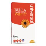 Universal UNV24200 Copy Paper, 92 Brightness, 20lb, 8-1/2 X 14, White, 5000 Sheets/carton