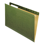 Universal UNV24213 Reinforced Recycled Hanging Folder, 1/3 Cut, Legal, Standard Green, 25/box