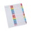 Universal UNV24812 Deluxe Table of Contents Dividers for Printers, 26-Tab, A to Z, 11 x 8.5, White, 1 Set, Price/ST