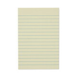 UNIVERSAL OFFICE PRODUCTS UNV28073 Recycled Sticky Notes, Lined, 4 X 6, Yellow, 100-Sheet, 12/pack