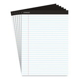 Universal UNV30630 Perforated Edge Ruled Writing Pads, Legal, 6 Pads/pack, White