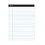 Universal UNV30630 Premium Ruled Writing Pads with Heavy-Duty Back, Wide/Legal Rule, Black Headband, 50 White 8.5 x 11 Sheets, 6/Pack, Price/PK