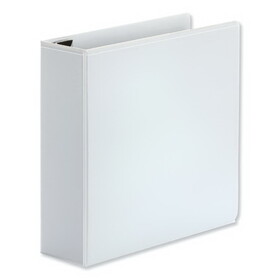 UNIVERSAL OFFICE PRODUCTS UNV30752 Comfort Grip Deluxe Plus D-Ring View Binder, 3" Capacity, 8-1/2 X 11, White
