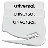 Universal UNV31803 Letter Slitter Hand Letter Opener with Concealed Blade, 2.5