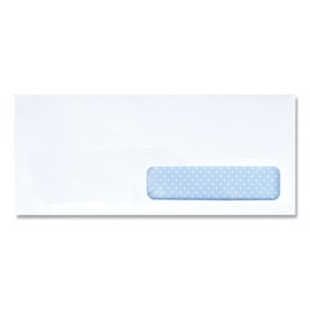 Universal UNV35215 Open-Side Security Tint Business Envelope, 1 Window, #10, Commercial Flap, Gummed Closure, 4.13 x 9.5, White, 500/Box