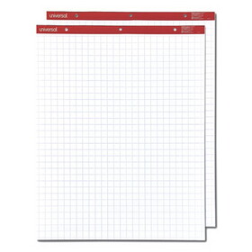 Universal UNV35602 Recycled Easel Pads, Quadrille Rule, 27 X 34, White, 50-Sheet 2/ctn