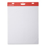 Universal UNV35603 Self-Stick Easel Pads, Unruled, 25 X 30, White, 2 30-Sheet Pads/carton