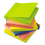 Universal UNV35612 Self-Stick Note Pads, 3" x 3", Assorted Neon Colors, 100 Sheets/Pad, 12 Pads/Pack, Price/PK