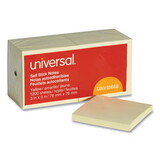 Universal UNV35668 Standard Self-Stick Notes, 3 X 3, Yellow, 100-Sheet, 12/pack
