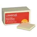 Universal UNV35688 Standard Self-Stick Notes, 3 X 3, Yellow, 100-Sheet, 18/pack