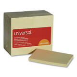 Universal UNV35692 Standard Self-Stick Notes, 3 X 5, Yellow, 100-Sheet, 18/pack