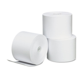 Universal UNV35762 Single-Ply Thermal Paper Rolls, 2 1/4" X 165 Ft, White, 3/pack
