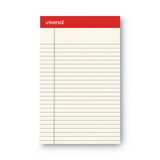Universal UNV35852 Colored Perforated Note Pads, Narrow Rule, 5 X 8, Ivory, 50-Sheet, Dozen