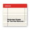 Universal UNV35852 Colored Perforated Note Pads, Narrow Rule, 5 X 8, Ivory, 50-Sheet, Dozen, Price/DZ