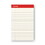 Universal UNV35852 Colored Perforated Note Pads, Narrow Rule, 5 X 8, Ivory, 50-Sheet, Dozen, Price/DZ