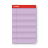 Universal UNV35854 Colored Perforated Note Pads, Narrow Rule, 5 X 8, Orchid, 50-Sheet, Dozen