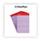 Universal UNV35854 Colored Perforated Note Pads, Narrow Rule, 5 X 8, Orchid, 50-Sheet, Dozen, Price/DZ
