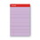 Universal UNV35854 Colored Perforated Note Pads, Narrow Rule, 5 X 8, Orchid, 50-Sheet, Dozen, Price/DZ