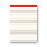 Universal UNV35882 Colored Perforated Note Pads, 8-1/2 X 11, Ivory, 50-Sheet, Dozen