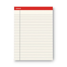 Universal UNV35882 Colored Perforated Note Pads, 8-1/2 X 11, Ivory, 50-Sheet, Dozen