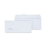 Universal UNV36005 Peel Seal Strip Business Envelope, #10, Window, White, 500/box