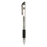 Universal UNV39510 Roller Ball Stick Gel Pen, Black Ink, Medium, Dozen