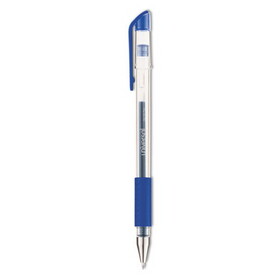 Universal UNV39511 Roller Ball Stick Gel Pen, Blue Ink, Medium, Dozen