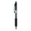 Universal UNV39910 Comfort Grip Clear Retractable Gel Ink Roller Ball Pen, Black Ink, .7mm, 36/Pack, Price/PK