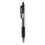 UNIVERSAL OFFICE PRODUCTS UNV39912 Clear Roller Ball Retractable Gel Pen, Black Ink, Medium, Dozen, Price/DZ
