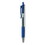 UNIVERSAL OFFICE PRODUCTS UNV39913 Clear Roller Ball Retractable Gel Pen, Blue Ink. Medium, Dozen, Price/DZ